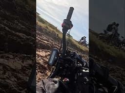 Trying not to curse while crashing Rawrr E-bike on Motocross Track- sound on!