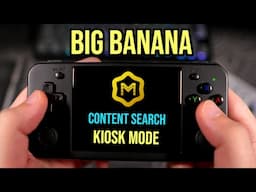 muOS Big Banana Overview - Content Search / Kiosk Mode (RG35xxSP, Rg40xx RGcubeXX)