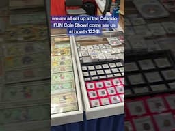 Come see us at the Orlando FUN Coin Show!  #coincollection #numismatics #silvercoins #gold #coins