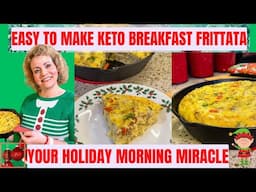 Christmas Frittata Keto Low Carb - Your Magical Holiday Morning Dish