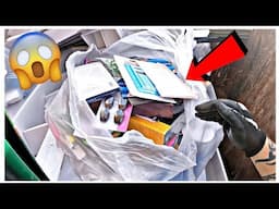 DUMPSTER DIVING - I FOUND BAGS FULL OF MERCHANDISE!!