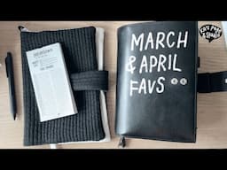 ENG) March & April Favorites | Book cover | Paperweight | Moterm B6 cover | Uni Kuru toga