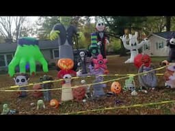 Crazy Insano Xtreme Halloween Display! Happy Halloween!