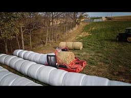 Making Dry Bedding - KUHN OptiWrap OWR 6000