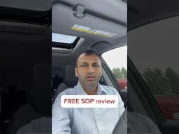 FREE SOP review for Fall 2025 applicants