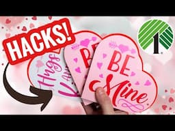 ♥️ $1 VALENTINES DAY DIY DECOR FOR 2025 | DOLLAR TREE VALENTINES CRAFTS (cheap, easy hacks)