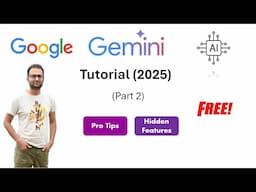 How to use Gemini AI (Tutorial 2025) for FREE. 5 Amazing features. Pro Tips. Best AI tools