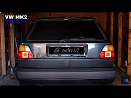 How to make led matrix light Golf MK2 Tail Lights