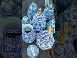 ✨Vase and jugs in the style of Faberge - as if in a museum! Flea market Tournai # shorts #vlog