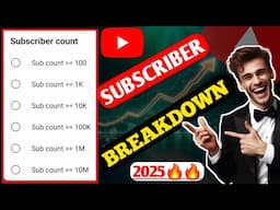 SUBSCRIBER INCREASE BREAKDOWN || Regular Subscriber मोननायननि Secret Tips 2025