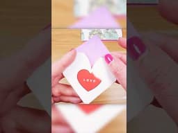 3 schöne 3D Ideen für den Valentinstag! #shorts #diy #valentinesday