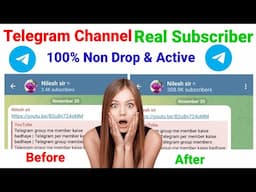 Telegram Channel Subscriber Kaise Badhaye | How To Increase Telegram Channel Subscribers | 2025