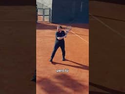 Reto a un fan a jugar al tenis