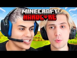 Stable Ronaldo & xQc Play Minecraft For FIRST Time!