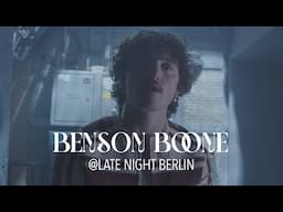 Benson Boone live @ Late Night Berlin 2024