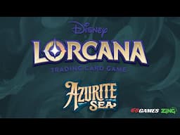 NEW Unboxing VOD - Disney Lorcana - TCG - Azurite Sea Booster Box