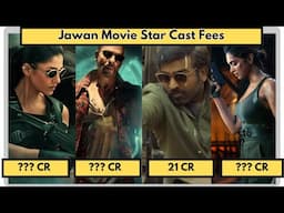 Jawan Movie Star Cast Fees : Shah Rukh Khan, Nayanthara to Vijay Sethupathi