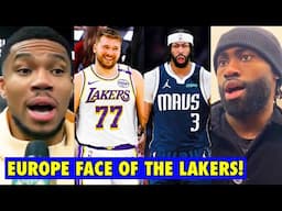 Giannis & Jaylen Brown REACT To Luka Doncic Trade To Lakers For Anthony Davis!