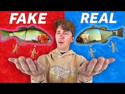 KNOCKOFF vs REAL Fishing Lures Test!