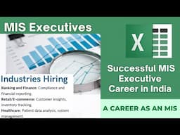 Mastering Excel Skills for a Successful MIS Executive Career in India!