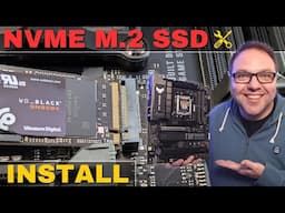 How to Install NVMe M.2 SSD on Asus TUF Gaming X670E-Plus WiFi Motherboard