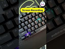 Windows Trick | Screenshot and Screen Recording Shortcut Key #windows #pc #laptop #computer #shorts