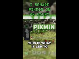 I remade Pikmin in 24 hours - This is how it went😱 #shorts #gamedev #pikmin