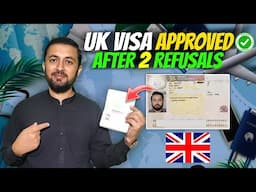 UK 🇬🇧 Visa Approved  After 2 Refusals • How To Apply UK Visa From Pakistan | 6 Months Multiple Entry