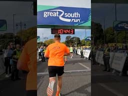 Finishing Britain's BIGGEST 10 mile race  #running #greatsouthrun