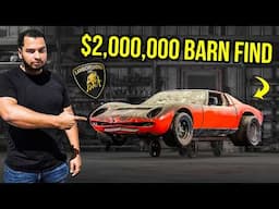 I Found A $2,000,000 Lamborghini Miura ABANDONED FOR 50 YEARS In A JUNKYARD