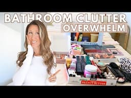 This Bathroom Clutter MUST GO | Decluttering 100+ Products