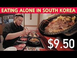 Eating ALONE in Korea: 24 Hour $9 Sukiyaki