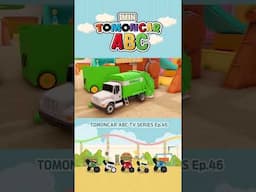 learning vehicles and jobs in English  | Tomoncar ABC Series Ep46 #1minTomoncar #Shorts