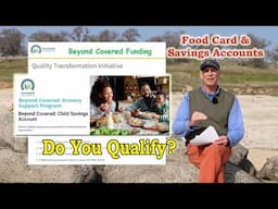 Beyond Covered California Grocery Debit Cards and Savings Accounts