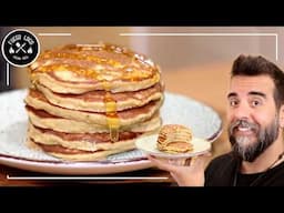 Pancakes en 5 min y SN Gluten, SIN Azúcar, NI Lácteos SOLO 4 Ingredientes | Tortitas Proteicas