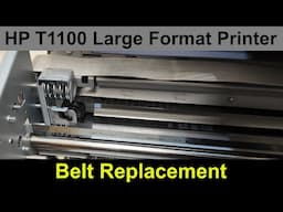 HP T610, T1100, Z2100, Z3100, Z3200 Carriage Belt Replacement