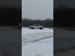 F-250 Street Drifting SNOW #drift #drifting