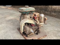 Restoration Forgotten SHIBAURA Engine Vintage | Restore Pump Engine GEF13RE Old