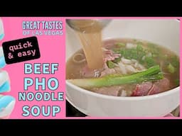 Beef Pho Noodle Soup