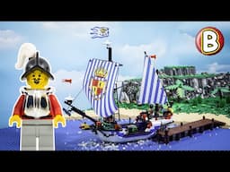 LEGO 6280 Armada Flagship Pirates | Stop Motion Review