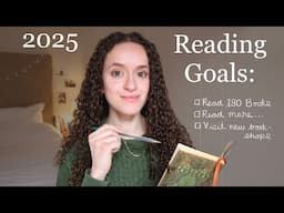 *ambitious* READING GOALS for 2025... can I do it?