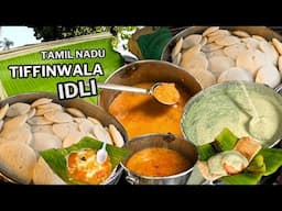 Bengal FAMOUS cheapest TiffinWala Idli street food | Idli Super Soft Idli | India