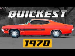 The 15 Quickest Muscle Cars Of 1970