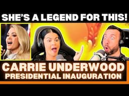 SHE COULDN'T HAVE DONE BETTER! First Time Reaction To Carrie Underwood's inauguration performance!