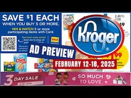 *NEW MEGA* Kroger Ad Preview for 2/12-2/18 | Buy 5 or More Save $1 Each MEGA SALE & MORE