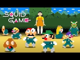 Super Mario Bros., but Mario and All Characters Play SQUID GAME 2 | Mario Collection (ALL EPISODES)