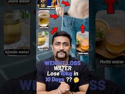 Weight Loss Water - lose 10kg in 10 days ?? 🤔 #shorts