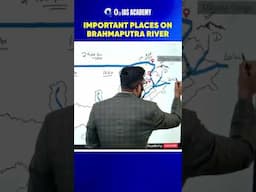 Important Places on Brahmaputra river for UPSC and State PSCs #upscgeography  #riverofindia