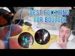 How to polish Boulder Opal – Diamond Paste versus Nova Points