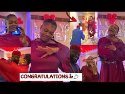 Congrats!! Actress Ruby Ojiakor As She Says Yes To Her Man Moc Madu, Full Engagement Video